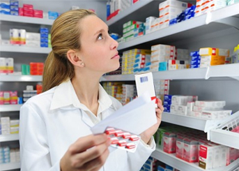 Pharmacist making a decision